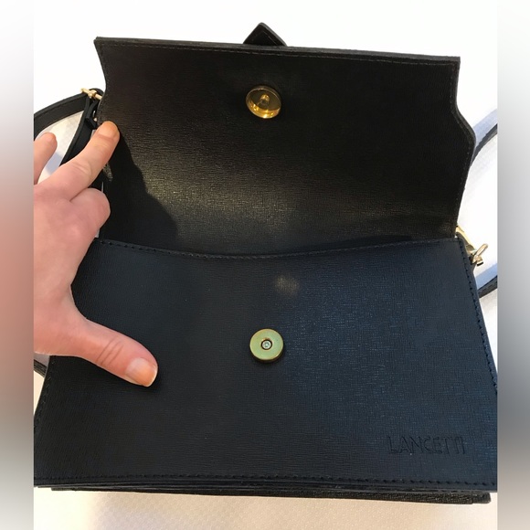 Lancetti Crossbody Bag With Gold Hardware In Excellent Condition - Picture 5 of 7